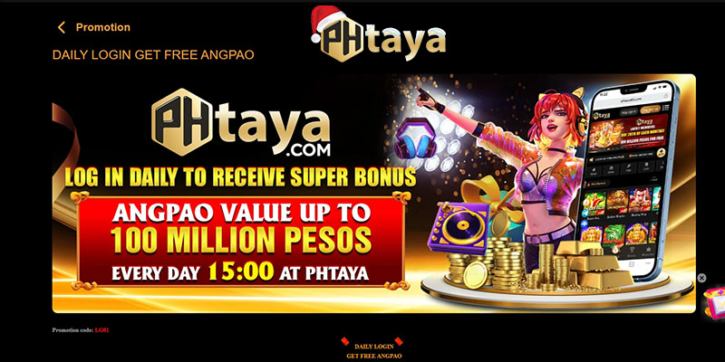 Download the app and receive P188 for free with today's hot Phtaya promotion