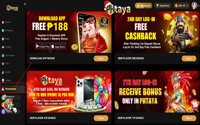 Promotions PHTAYA - Sign up for the biggest bonus of 2025